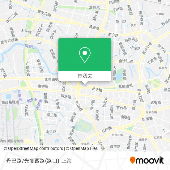 丹巴路/光复西路(路口)地图