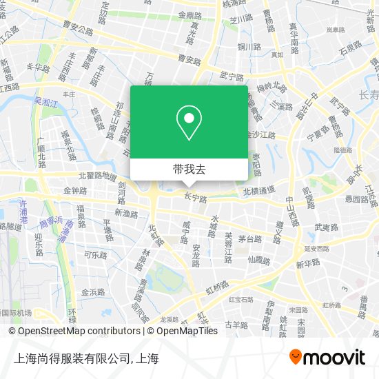 上海尚得服装有限公司地图