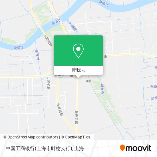 中国工商银行(上海市叶榭支行)地图