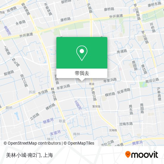 美林小城-南2门地图