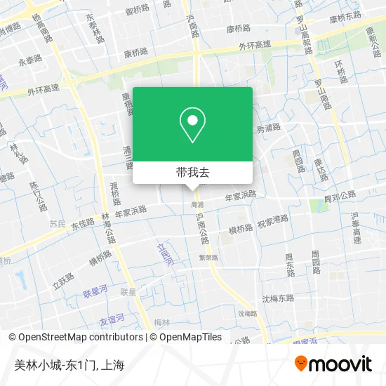 美林小城-东1门地图