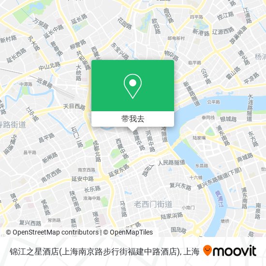 锦江之星酒店(上海南京路步行街福建中路酒店)地图