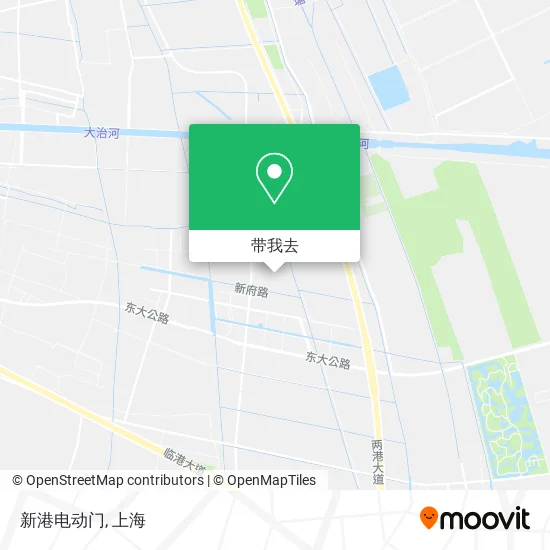 新港电动门地图