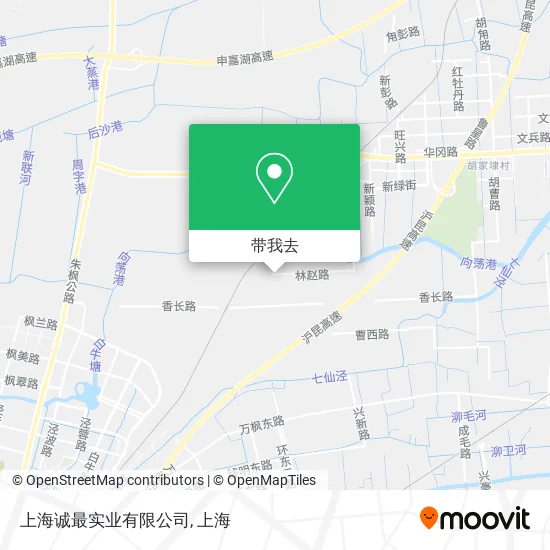 上海诚最实业有限公司地图