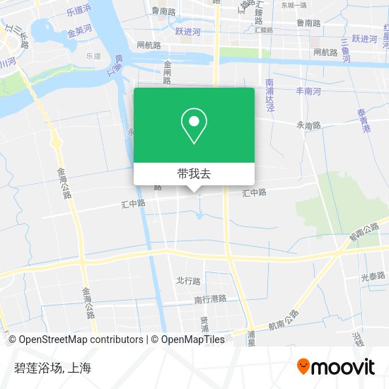 碧莲浴场地图
