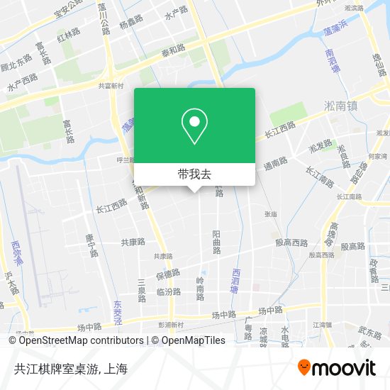 共江棋牌室桌游地图