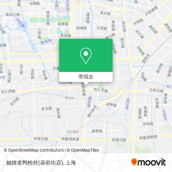 妯娌老鸭粉丝(庙前街店)地图