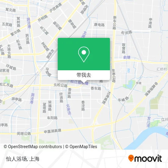 怡人浴场地图