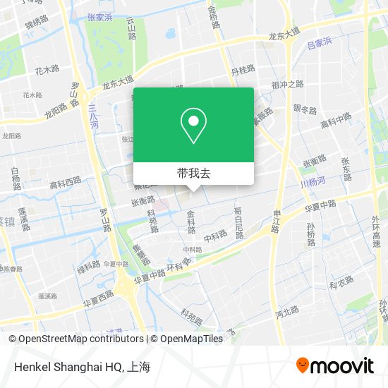 Henkel Shanghai HQ地图