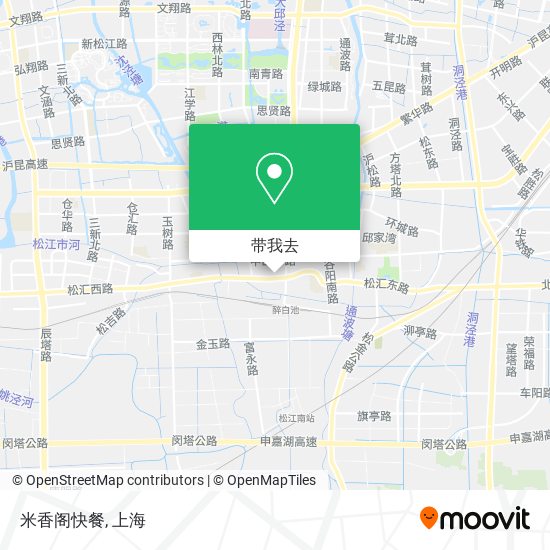 米香阁快餐地图