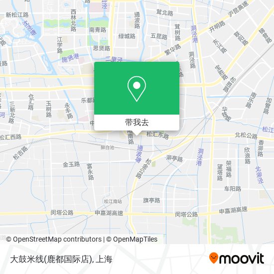 大鼓米线(鹿都国际店)地图
