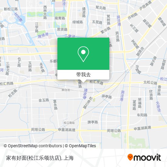 家有好面(松江乐颂坊店)地图