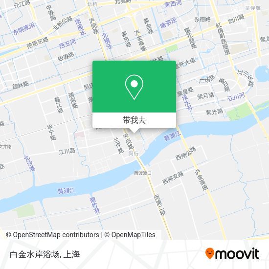 白金水岸浴场地图