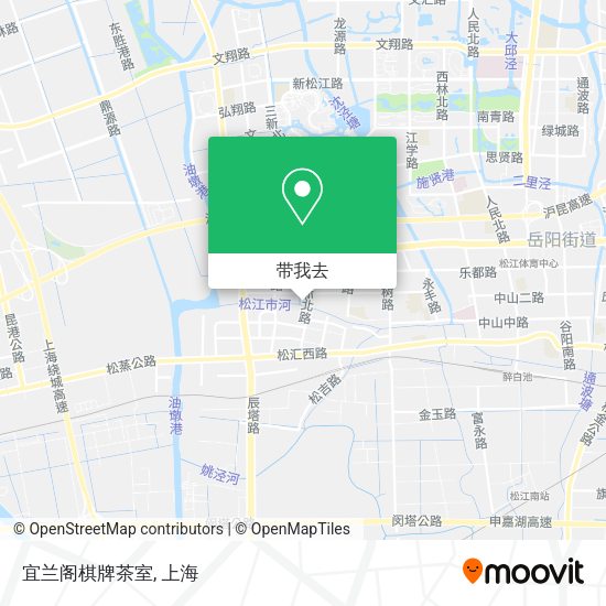 宜兰阁棋牌茶室地图