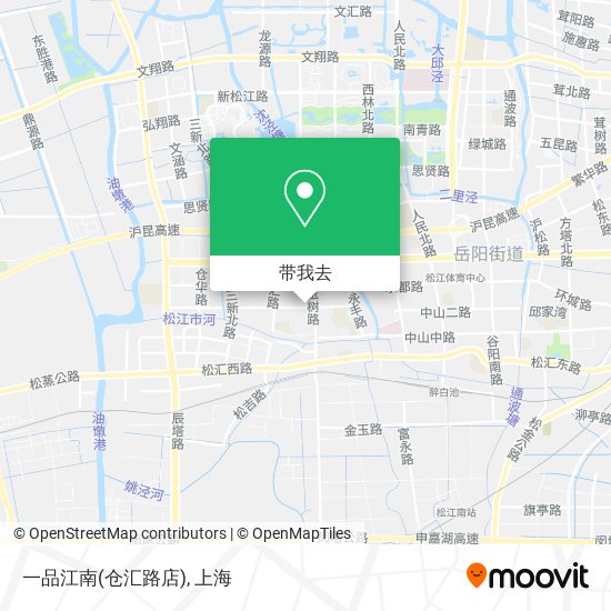 一品江南(仓汇路店)地图