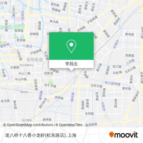 老八样十八香小龙虾(松东路店)地图