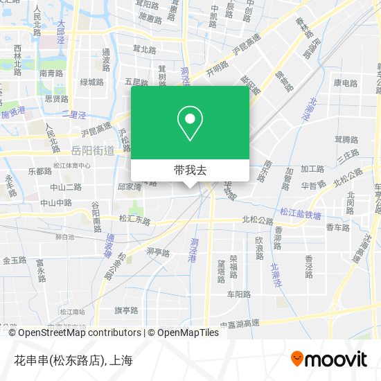 花串串(松东路店)地图