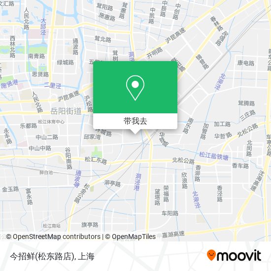 今招鲜(松东路店)地图