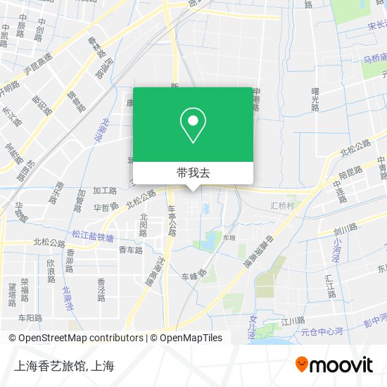 上海香艺旅馆地图