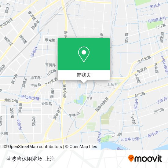 蓝波湾休闲浴场地图