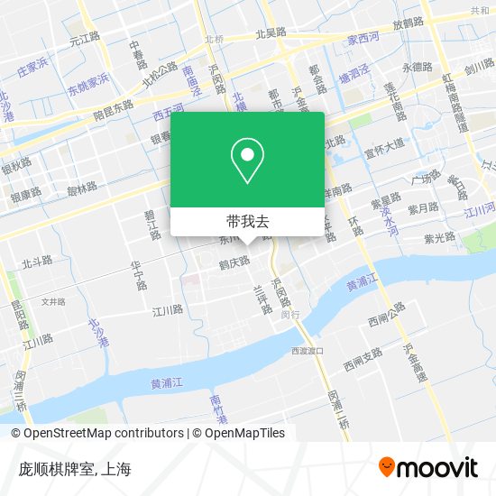 庞顺棋牌室地图