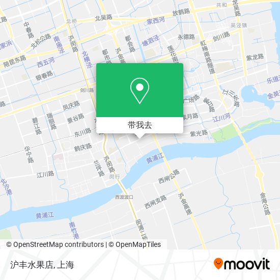 沪丰水果店地图