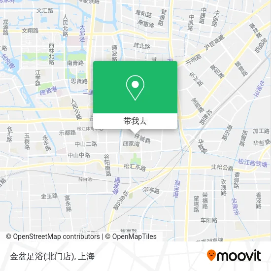 金盆足浴(北门店)地图