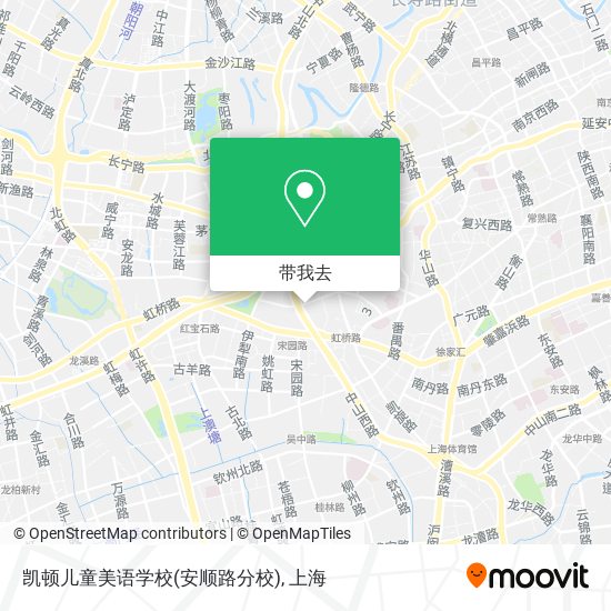 凯顿儿童美语学校(安顺路分校)地图