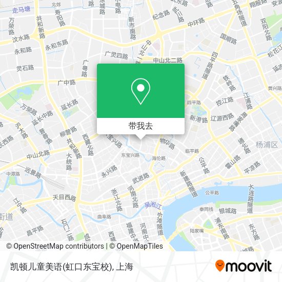 凯顿儿童美语(虹口东宝校)地图