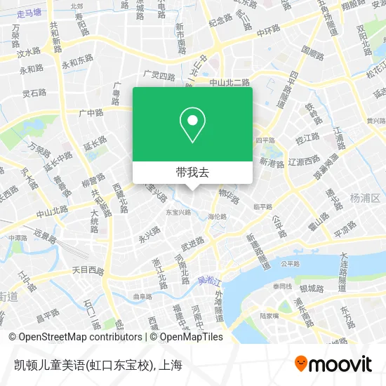 凯顿儿童美语(虹口东宝校)地图