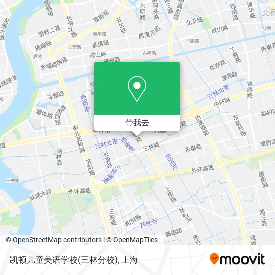 凯顿儿童美语学校(三林分校)地图