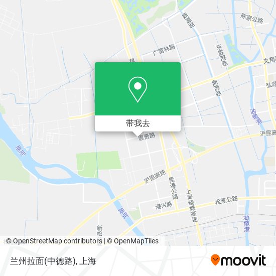 兰州拉面(中德路)地图