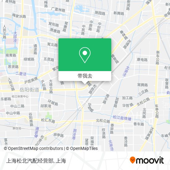 上海松北汽配经营部地图