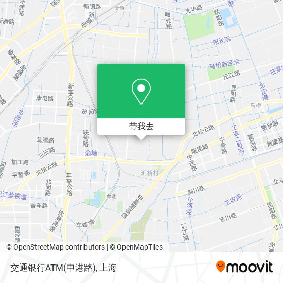 交通银行ATM(申港路)地图
