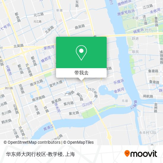 华东师大闵行校区-教学楼地图