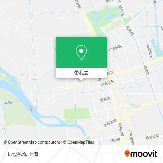 玉昆浴场地图
