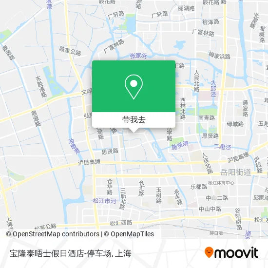 宝隆泰唔士假日酒店-停车场地图