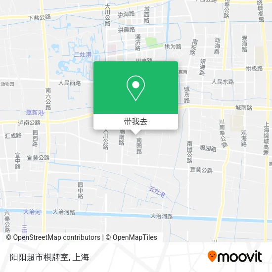 阳阳超市棋牌室地图