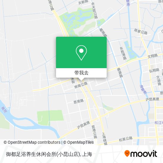 御都足浴养生休闲会所(小昆山店)地图