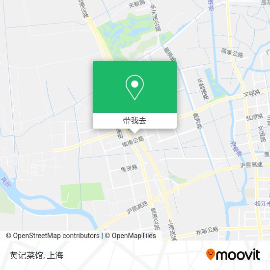 黄记菜馆地图