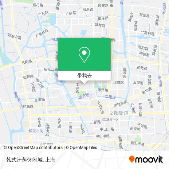 韩式汗蒸休闲城地图