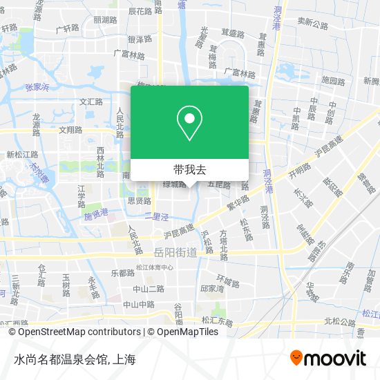 水尚名都温泉会馆地图