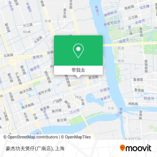 豪杰功夫煲仔(广南店)地图