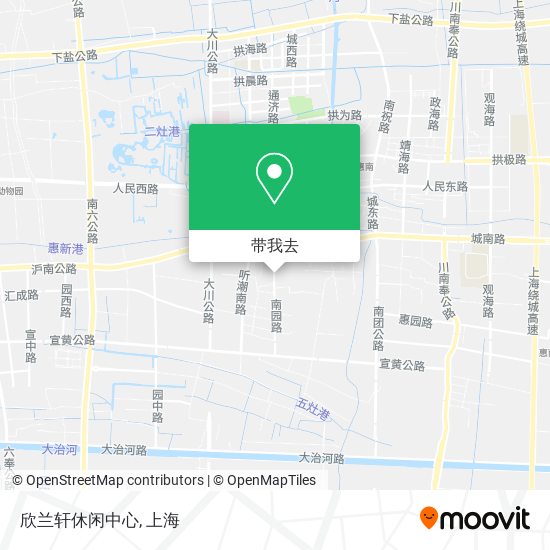 欣兰轩休闲中心地图