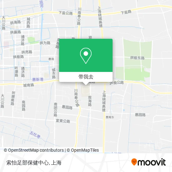 索怡足部保健中心地图