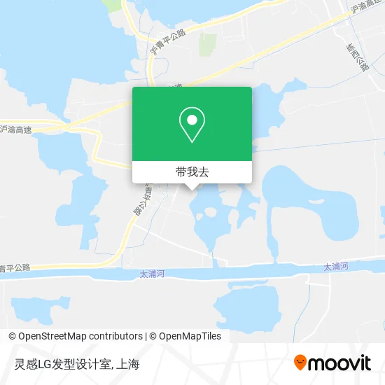 灵感LG发型设计室地图