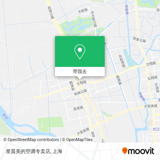 星晨美的空调专卖店地图