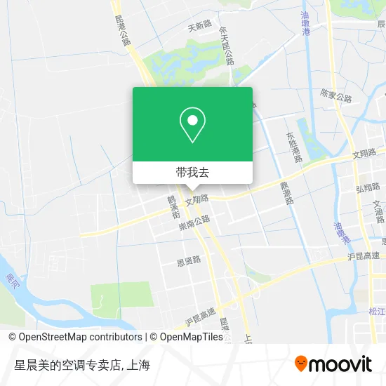 星晨美的空调专卖店地图