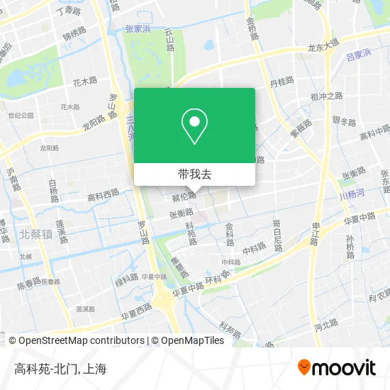 高科苑-北门地图