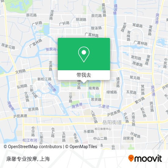 康馨专业按摩地图